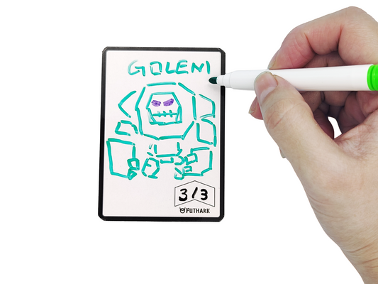 MTG Tokens – 60 Erasable Double-Sided Dry Erase Cards for Magic: The Gathering