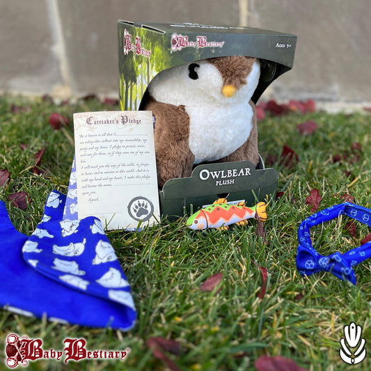 Baby Bestiary: Owlbear Plush - Brown Collector's Box Edition