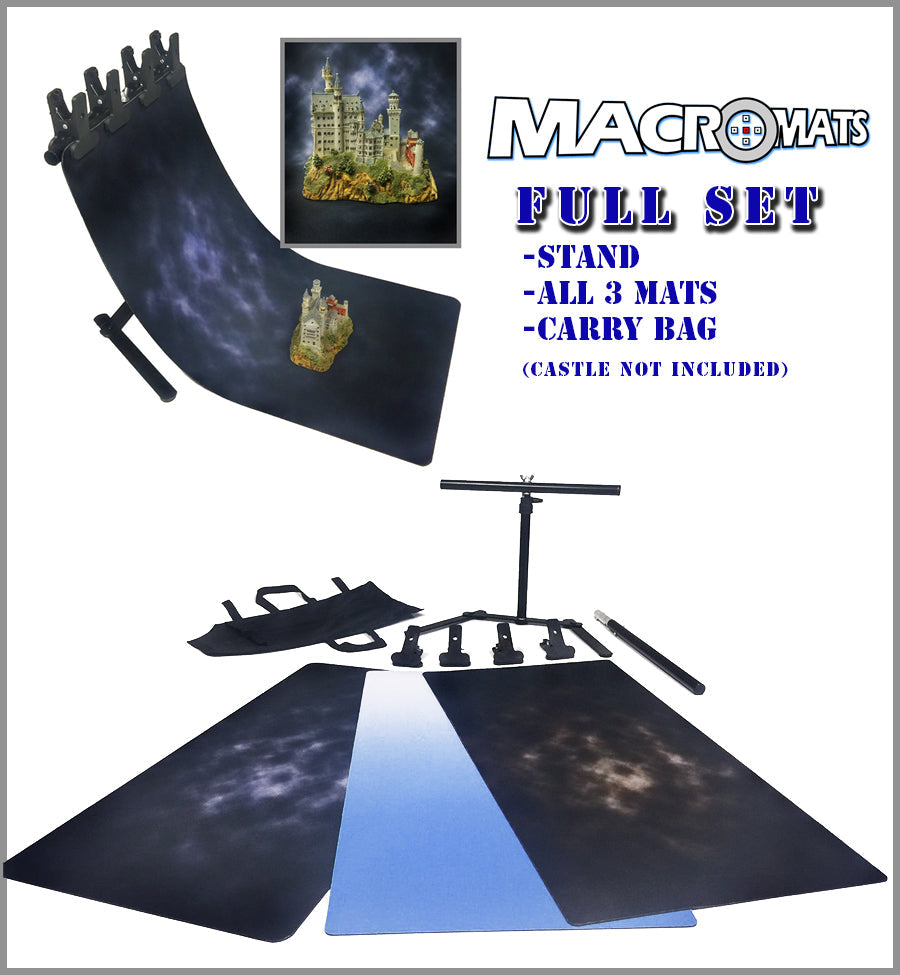 TableWar MacroMats Photography Full Backdrop Set for Miniatures