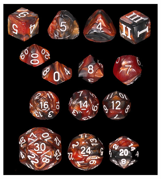 Specialty 14 Unusual DCC Dice Set - Mage Bullets