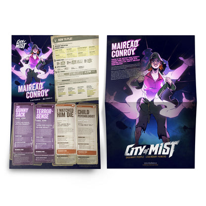 City of Mist Character Folio Pack — 14 Pregen Character Folios