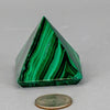 Malachite Crystal Pyramid Heart Chakra Transformation
