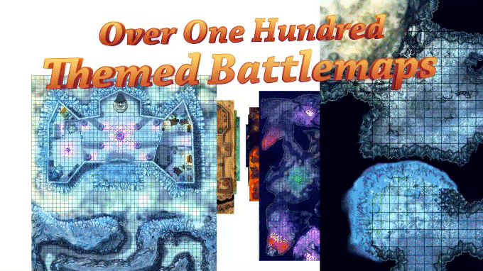 Battlezoo Ancestries: Year of Titans Themed Battle Maps