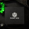 Massive Green Skull Liquid Core 95MM Chonk Handmade Resin Dice And Box