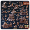 3D Printed Cast n Play Medieval Market 2 Terrain Set 28mm 32mm D&D