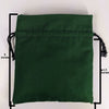 Teal Medium Dice Bag - Flannel Lined Drawstring Pouch