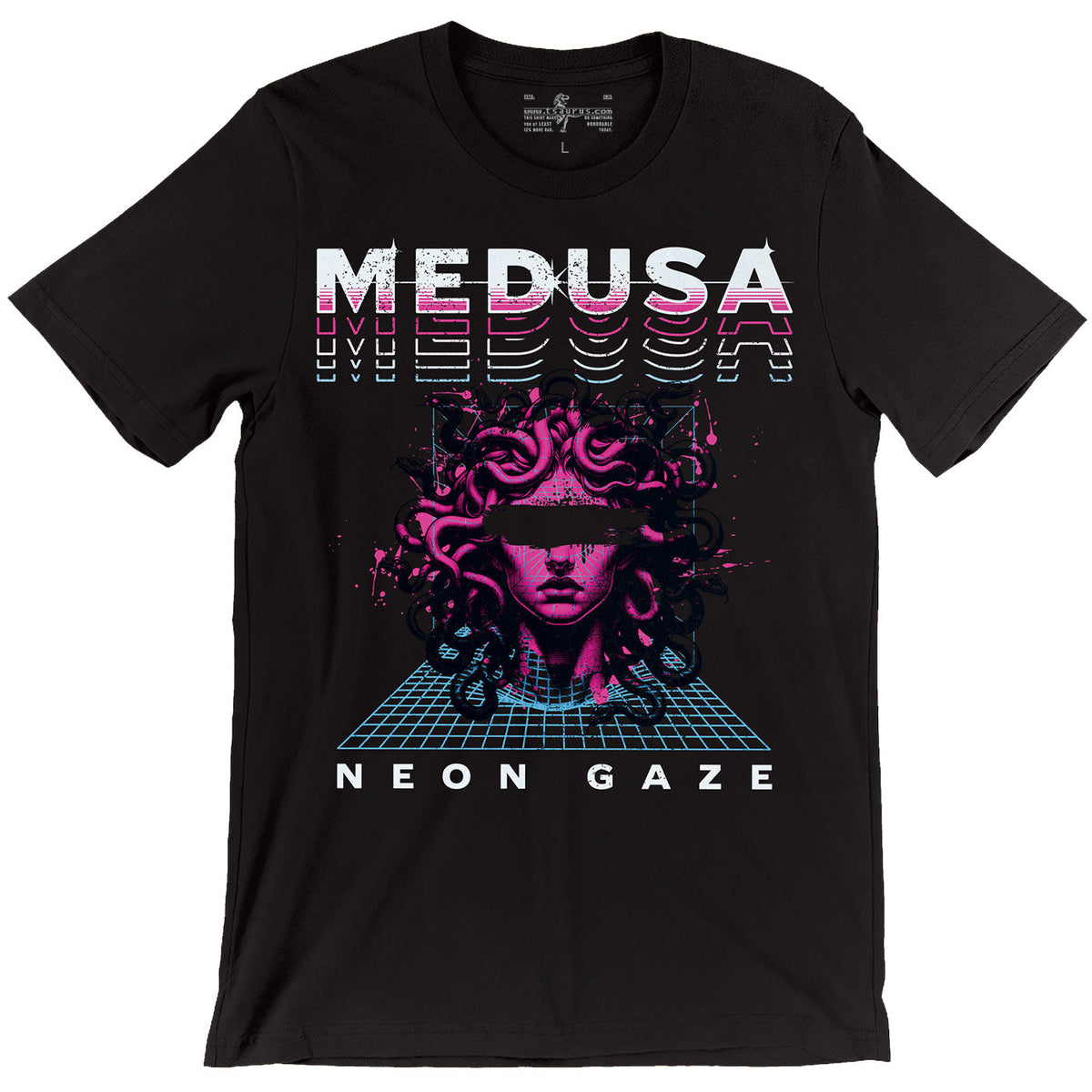 Neon Gaze — Medusa Synthwave Mythology T-Shirt