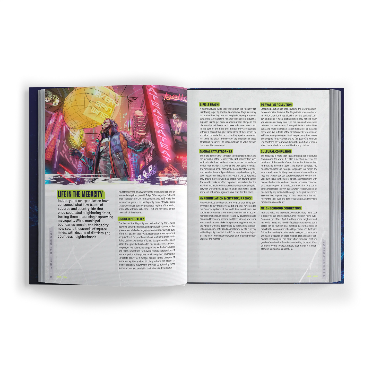 Metro:Otherscape Corebook — Complete Fantasy-Cyberpunk RPG