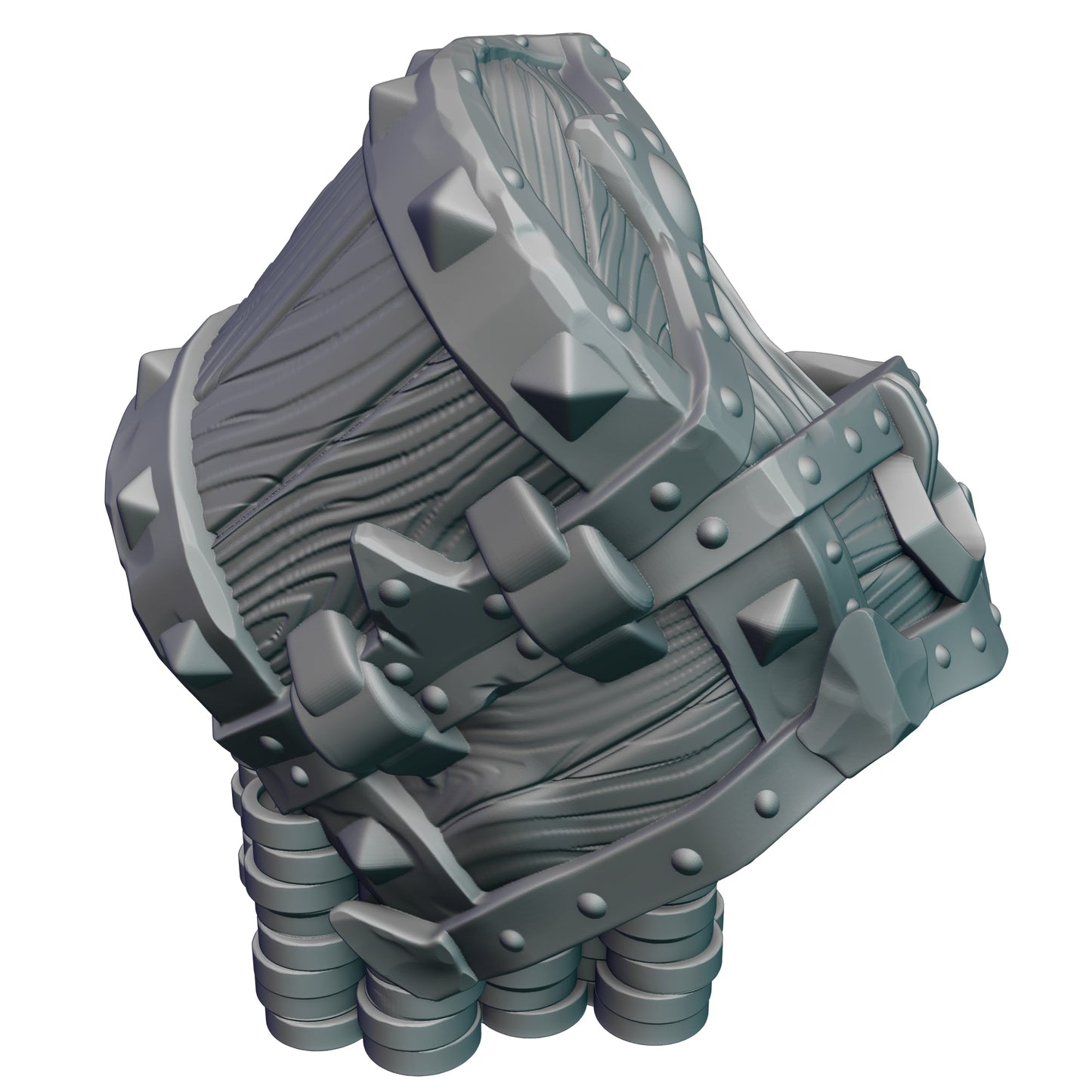 Mimic Treasure Chest 3D Printed Dice Tower