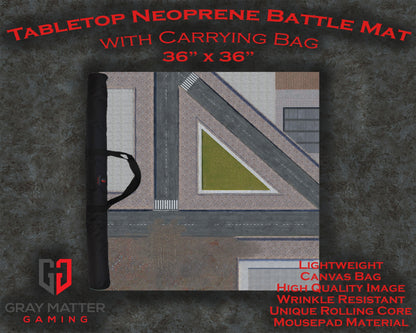 Modern City 2 Neoprene Battle Mat – Urban Wargaming & RPG Play Mat