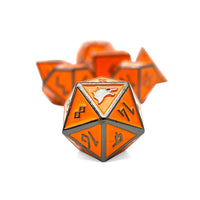 Molten Lava - Norse Themed Metal Dice Set