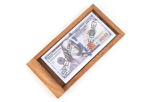 Money Puzzle Box Holder – Reusable Cash & Gift Card Trick-Opening Puzzle, Two Sizes