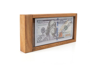 Money Puzzle Box Holder – Reusable Cash & Gift Card Trick-Opening Puzzle, Two Sizes