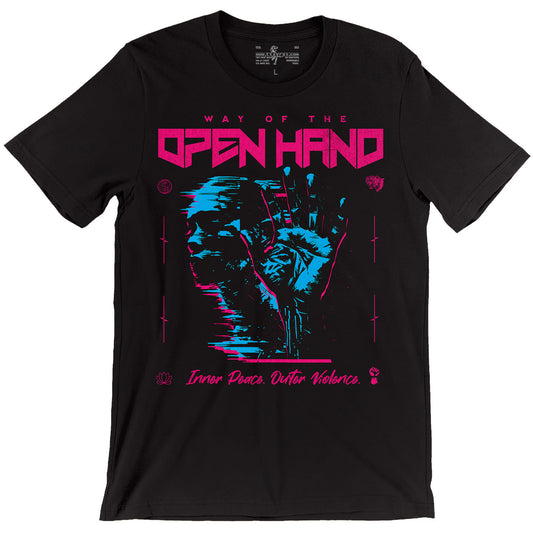 Way of the Open Hand — D&D Monk T-Shirt | Inner Peace. Outer Violence.