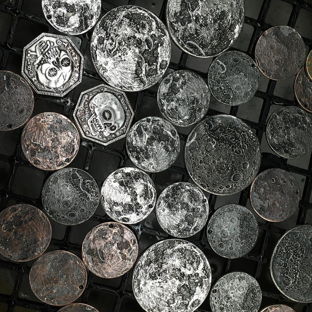 Full Moon Silver Coin