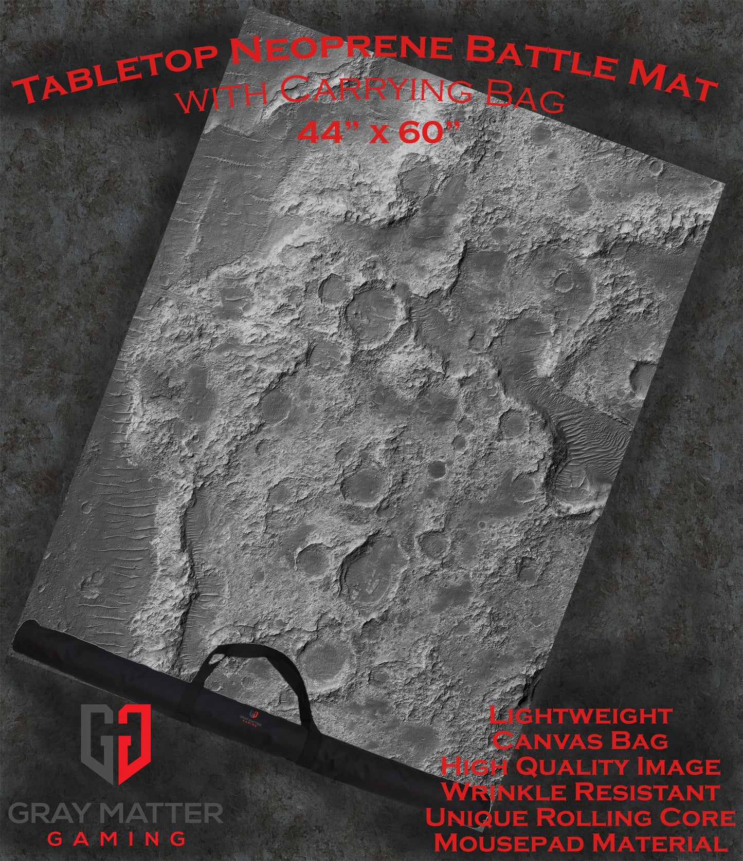 Moonscape - Neoprene Battle Mat