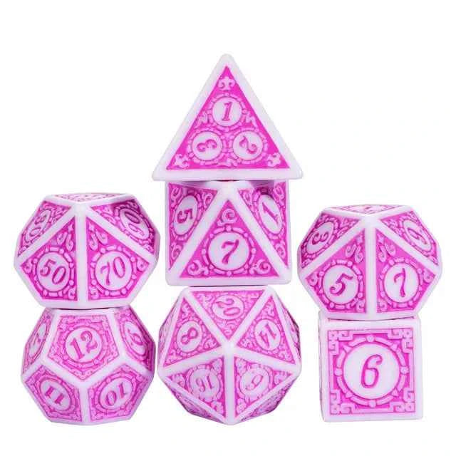 Motif: Bubblegum RPG Dice Set | 7-Piece Polyhedral Dice for TTRPGs