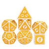 Motif: Rising Sun RPG Dice Set | 7-Piece Polyhedral Dice for TTRPGs