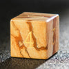 Muddy yellow natural rock texture DND dice set
