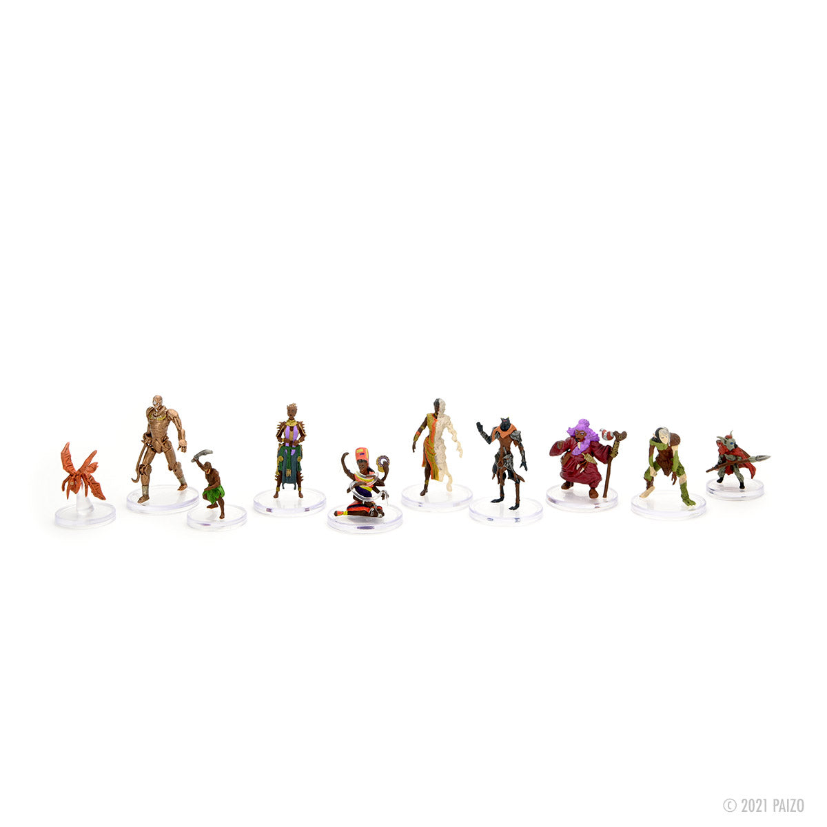Pathfinder Battles: Espansione Mwangi (Set 21) - Booster Singolo Con 4 Miniature Pre-dipinte Casual - 3