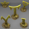 3D Printed Fantastic Plants and Rocks Mysterious Cursed Cross 28mm - 32mm D&D Wargaming