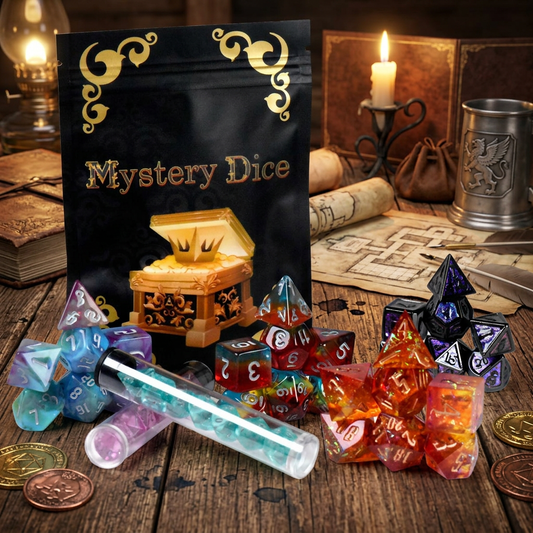 Mystery Dice 7-Piece Set | Surprise D&D Dice by Revenant Foundry