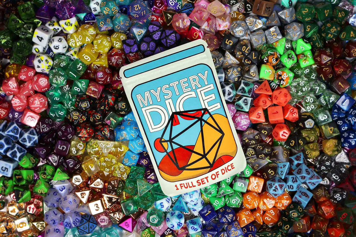 Mystery Dice 6 Pack | 6 Unique RPG Dice Sets, No Duplicates | 1985 Games