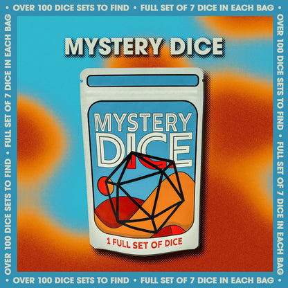 Mystery Dice Set | Surprise 7-Piece RPG Dice Handpacked in Portland | 1985 Games