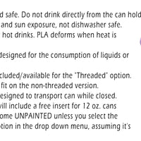 Cyberpunk SciFi 3D Printed Can Holder & Dice Tower Combo  | Koozie | Stein Mug | RPG Dice Jail | D20 Dice Vault - Enter the Neon Future!