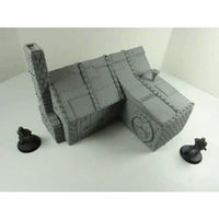 NDS1017 Steampunk Factory With Lift Off Roof 28mm Scale Miniature Terrain