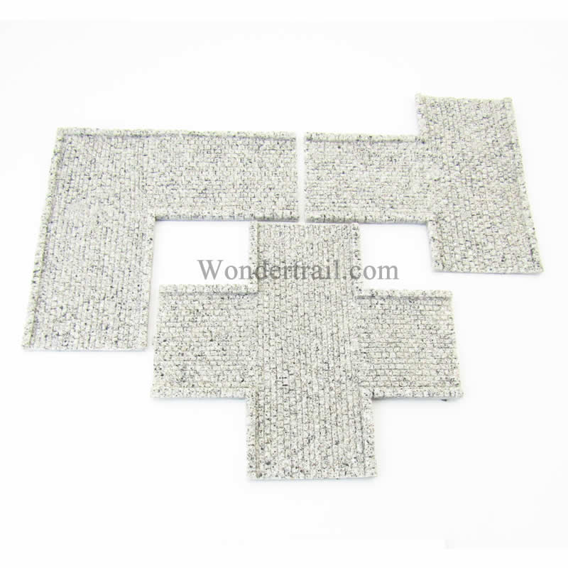 NDS1140 Euro-Cobblestone Junction Pack Roads Miniature Terrain