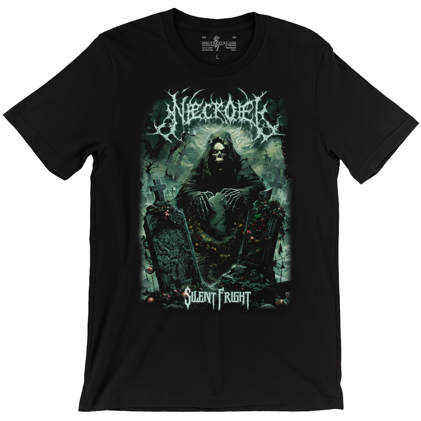 NecrOEL Silent Fright  - Death Metal Christmas Tee