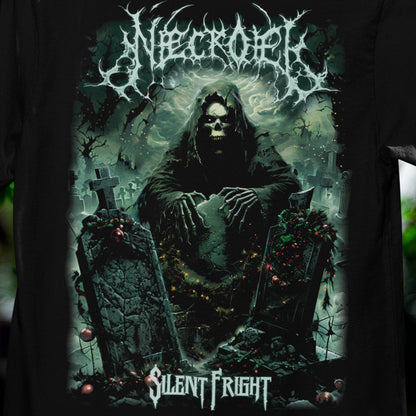 NecrOEL Silent Fright  - Death Metal Christmas Tee