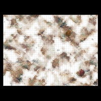 Mats by Mars: Snowy Tundra Tabletop Wargaming Play Mat