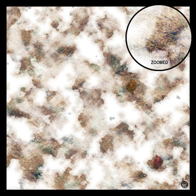 Mats by Mars: Snowy Tundra Tabletop Wargaming Play Mat
