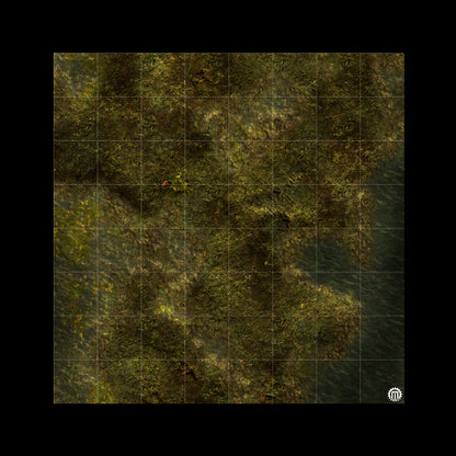 Swamplands Bog Play Mat - Premium Tabletop Wargaming Surface by Mats by Mars