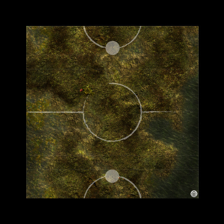 Swamplands Bog Play Mat - Premium Tabletop Wargaming Surface by Mats by Mars