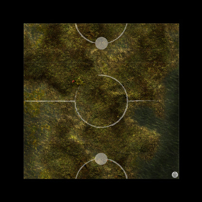 Swamplands Bog Play Mat - Premium Tabletop Wargaming Surface by Mats by Mars