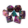Night Elves RPG Dice Set | 7-Piece Polyhedral Dice for TTRPGs