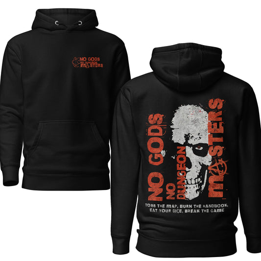 No Gods No Dungeon Masters — Anarcho-Dungeonism D&D Hoodie