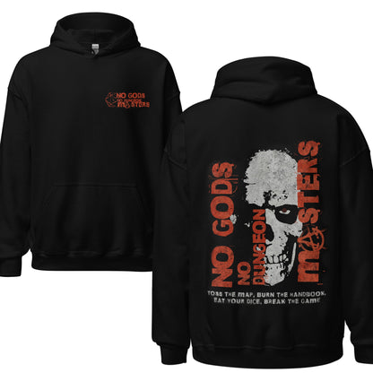 No Gods No Dungeon Masters — Anarcho-Dungeonism D&D Hoodie