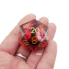 Nosferatu's Eye - Giant D20 Moving Eye DnD Dice | Acrylic RPG Gaming Dice