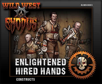 OLM040003 Constructs Box Enlightened (10) Wild West Exodus Miniatures