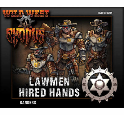 OLM080004 Lawmen Ranger Box Set Hired Hands Outlaw Miniatures