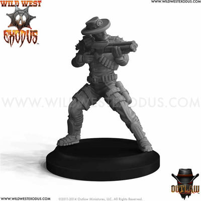 OLM084001 Deputy with Heavy Weapon Shotgun Lawmen Miniature