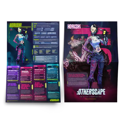 :Otherscape Character Pack — 10 Pregen Character Folios