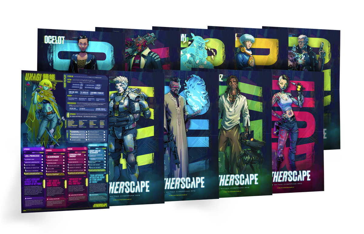 Tokyo:Otherscape Box Set — Complete Fantasy-Cyberpunk RPG Bundle
