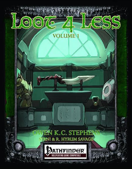 OWC5055 Loot 4 Less Volume 1 Pathfinder RPG Supplement