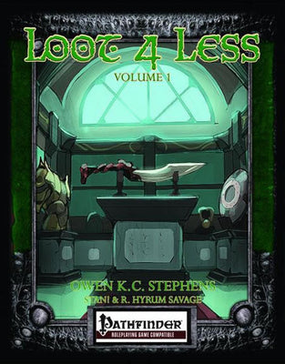 OWC5055 Loot 4 Less Volume 1 Pathfinder RPG Supplement