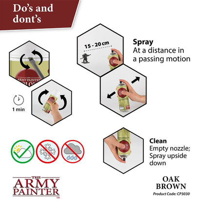 Army Painter Colour Primer: Oak Brown